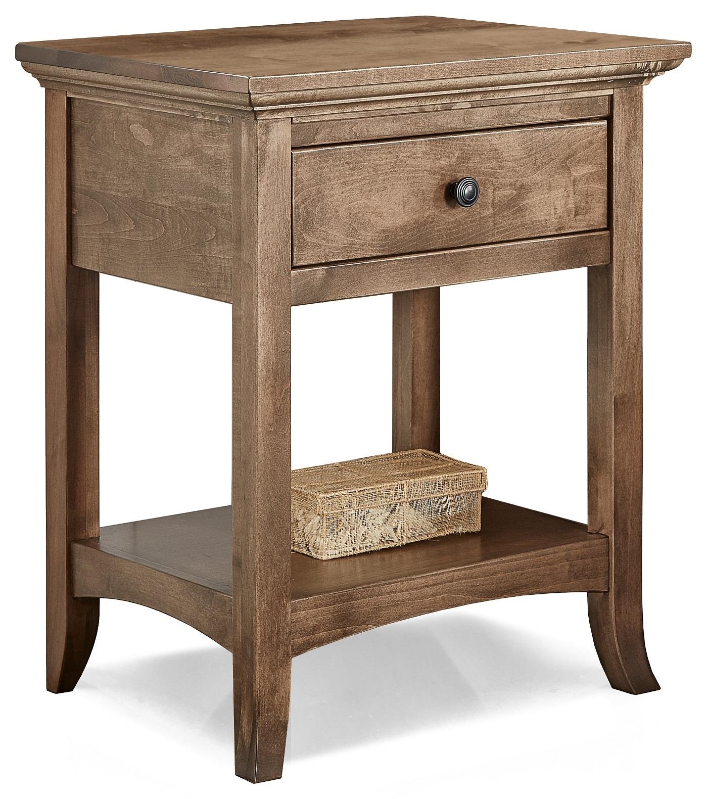 Provence Maple Collection 1 Drawer Nightstand